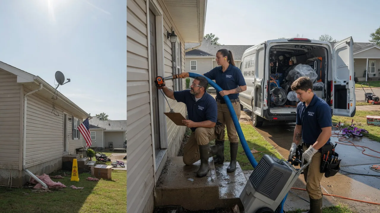 Ceiling Water Damage Restoration in Milan, MI near me